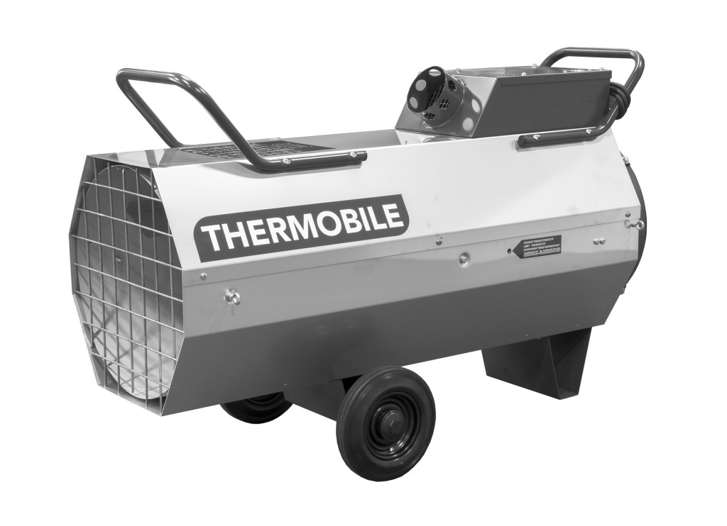 Thermobile GA-85: Kraftfuld, mobil propanvarme til Færøerne — til gård, hal og&nbsp;kaj